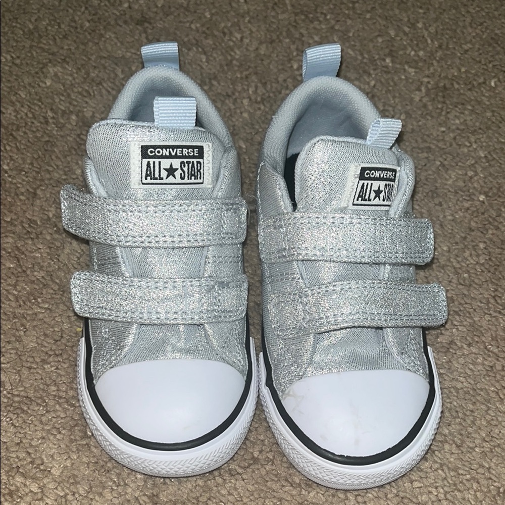 Converse Kids Silver Sneakers
